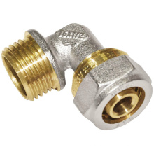 Nickel-Plating Brass Male Elbow (a. 0438)